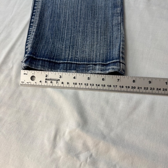 HYDRAULIC Vintage Denim Women's Distressed Cropped Blue Jeans Size Tag: 17/18 - Picture 13 of 16